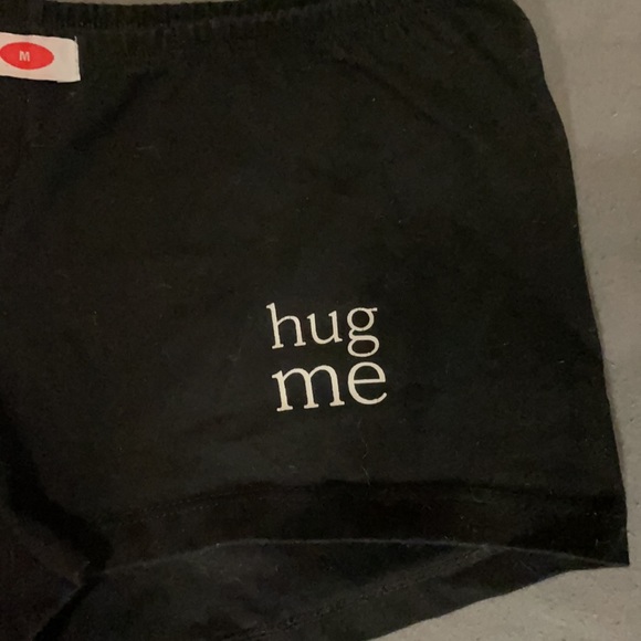 NWOT Black “Hug Me” briefs with a half handprint on each back cheek. Hehe.😂 - Picture 3 of 10